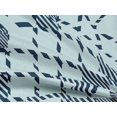thumbnail image 5 of oneOone Rayon Baby Blue Fabric Striped Line Craft Projects Decor Fabric Printed By The Yard 56 Inch Wide, 5 of 5