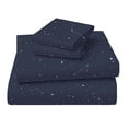 thumbnail image 3 of Mainstays Kids 220TC Cotton Dark Star Double, 4 Piece Sheet Set, 3 of 8