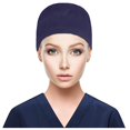 thumbnail image 1 of Scrub Cap With Buttons Bouffant Hat With Sweatband for Womens and Mens, 1 of 3