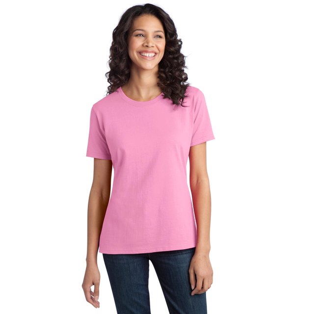 Port & Company T-Shirt en Coton Filé à l'Anneau pour Femmes LPC150