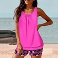 thumbnail image 4 of FAVIPT Two Piece Bathing Suits for Women Floral Modest Tankini Set Tummy Control Boyshorts Swimwear Multicolor,M, 4 of 6