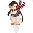 thumbnail image 1 of Christmas Decorations Outside Light-Up Animals Dog Deer Santa ClausOutside, 1 of 6