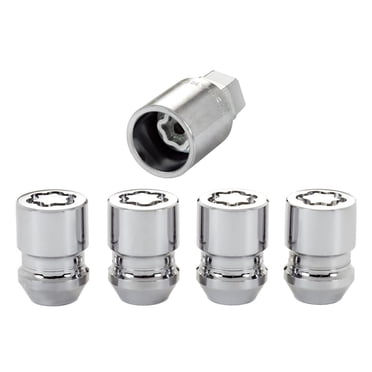 McGard Roue d'Accès Verrou de Roue 24154 Loquet d'Écrou de Boulon; 12 Millimètres X 1,25 Taille de Filetage; Siège Conique; Utilisation de Boulon Gland avec Roues en Acier/aluminium; Longueur Totale 1,28 Pouce; Taille de Clé 13/16 Pouces
