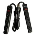 thumbnail image 1 of Surge Strip 6-outlet Twin Pack 241J, 1 of 2