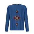 thumbnail image 2 of Styesk Chemises pour Hommes Hommes Sports Mise en Forme Maison Noël Pyjama Imprimé T-shirt Manches Longues Col Rond, 2 of 3
