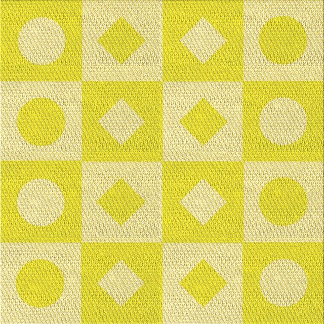 Ahgly Company Tapis d'Intérieur Lavable en Machine Carré Transitionnel Brun Doré Jaune, 8 Pieds Carré