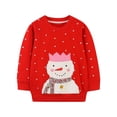 thumbnail image 1 of Robe à Manches Longues, Robe de Fête à Manches Longues, Nouveau Chandail de Noël à la Mode pour Enfants Imprimé à Manches Longues Chandail pour Enfants à Col Rond Chandail, 1 of 6