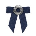 thumbnail image 1 of INSPIRE CHIC Nœud Papillon pour Femmes Accessoires Unisexes Col Épingle Bleu Marine, 1 of 4