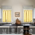 thumbnail image 2 of 3 Piece Country Farmhouse Kitchen Curtains and Valances Set for Windows Country Themed Style Kitchen Window Curtains Over Sink Decor 27.5x36 in, 2 of 5