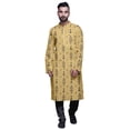 thumbnail image 2 of Atasi Indian Long Kurta For Mens Summer Wear Cotton Poplin Wedding Kurta Shirt, 2 of 7