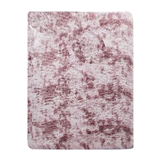 TopLLC Solid Color Plush Carpet Thickened Silk Wool Living Room Carpet Bedroom Carpet In Stock