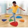 thumbnail image 2 of Play Day Stepping Stones for Kids, Non-Slip Balance Stones, 6 Pieces, 2 of 5