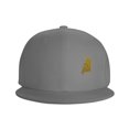 thumbnail image 3 of ZICANCN Golden Cat Pattern Baseball Caps, Trucker Hats for Men And Women, Adjustable Breathable Flat Caps, Gray, 3 of 6