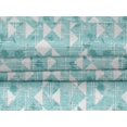 thumbnail image 4 of oneOone Velvet Sky Blue Fabric Texture & Triangle Geometric Sewing Craft Projects Fabric Prints By Yard 58 Inch Wide, 4 of 5