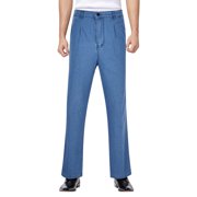 Ketyyh-chn99 Mens Jeans Stretch Relaxed Fit 2024 Casual Pants Fashion Casual Solid Loose Sport Pockets Long Pants Light Blue,36