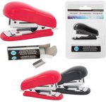 Merangue Mini Stapler Set with 1000 Staples, Assorted, 12 Pack