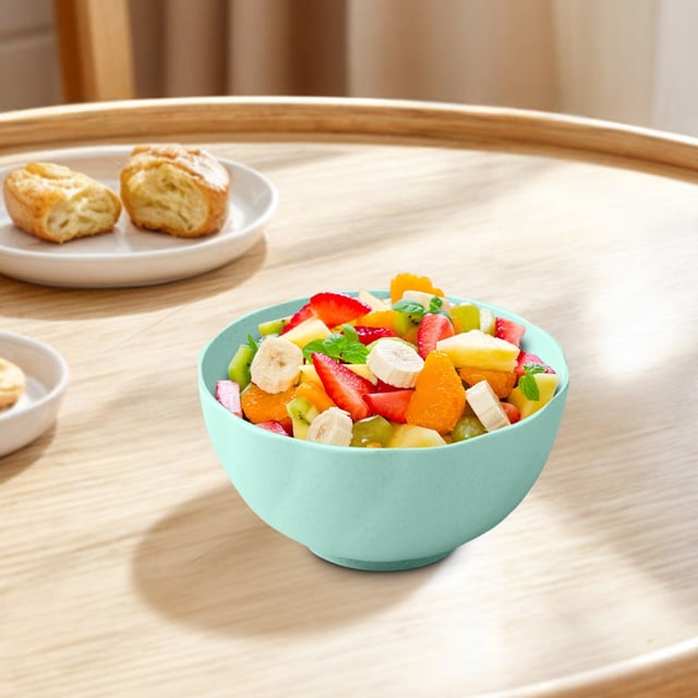6 Inch Straw Bowl for Instant Noodles Dormitory and Family Meals