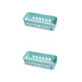 thumbnail image 2 of kurtrusly Organisateur de Douche Suspendu Multifonction – Rangement Antirouille et Empilable Organisateur de Douche Facile à Nettoyer Sans Perçage Carré Vert 2 Ensembles, 2 of 6