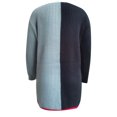 thumbnail image 5 of CEHVOM Automne et Hiver Femmes Décontracté Patchwork Manches Longues Col Rond Robe Chandail, 5 of 5