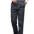 thumbnail image 1 of facefd Chef Pants Men with Elastic Waist Pockets Baggy Cook Pant Waiter Uniform Skin-friendly Clothes for Restaurant Hotel Cafe Kitchen 4XL Zebra Stripes, 1 of 4