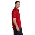 thumbnail image 2 of Hanes Cotton-Blend Men`s Jersey Polo, L, Deep Red, 2 of 4