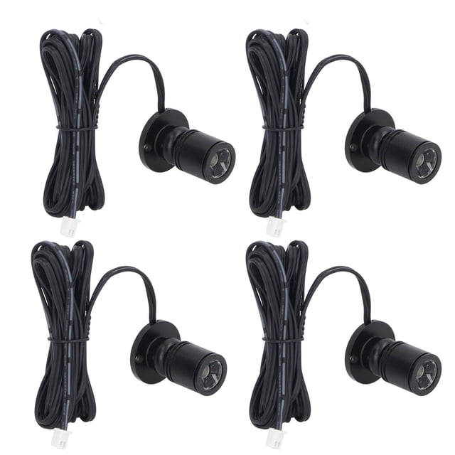 4 Pcs Mini Spot Light LED Display Spot Lights Mini Dimmable USB Spotlight for Showcase Entryway Jewelry Porch