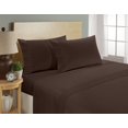 thumbnail image 1 of Home Sweet Home London 1800 Series - Microfiber Deep Pocket Full Bed Sheets Set (Brown), 1 of 2