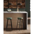 thumbnail image 2 of Collection - Bar Stools Set of 2, Bar Height Bar Stools, Kitchen Counter Stools,Forest Green, 2 of 10
