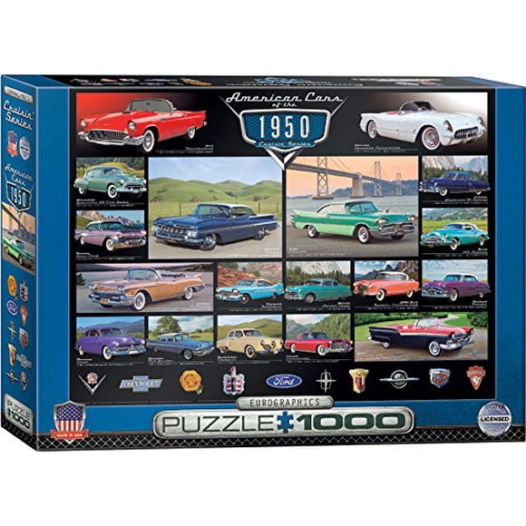 Eurographics Casse-Tête Classiques de la Croisière des Années 1950 (1000 Pcs)