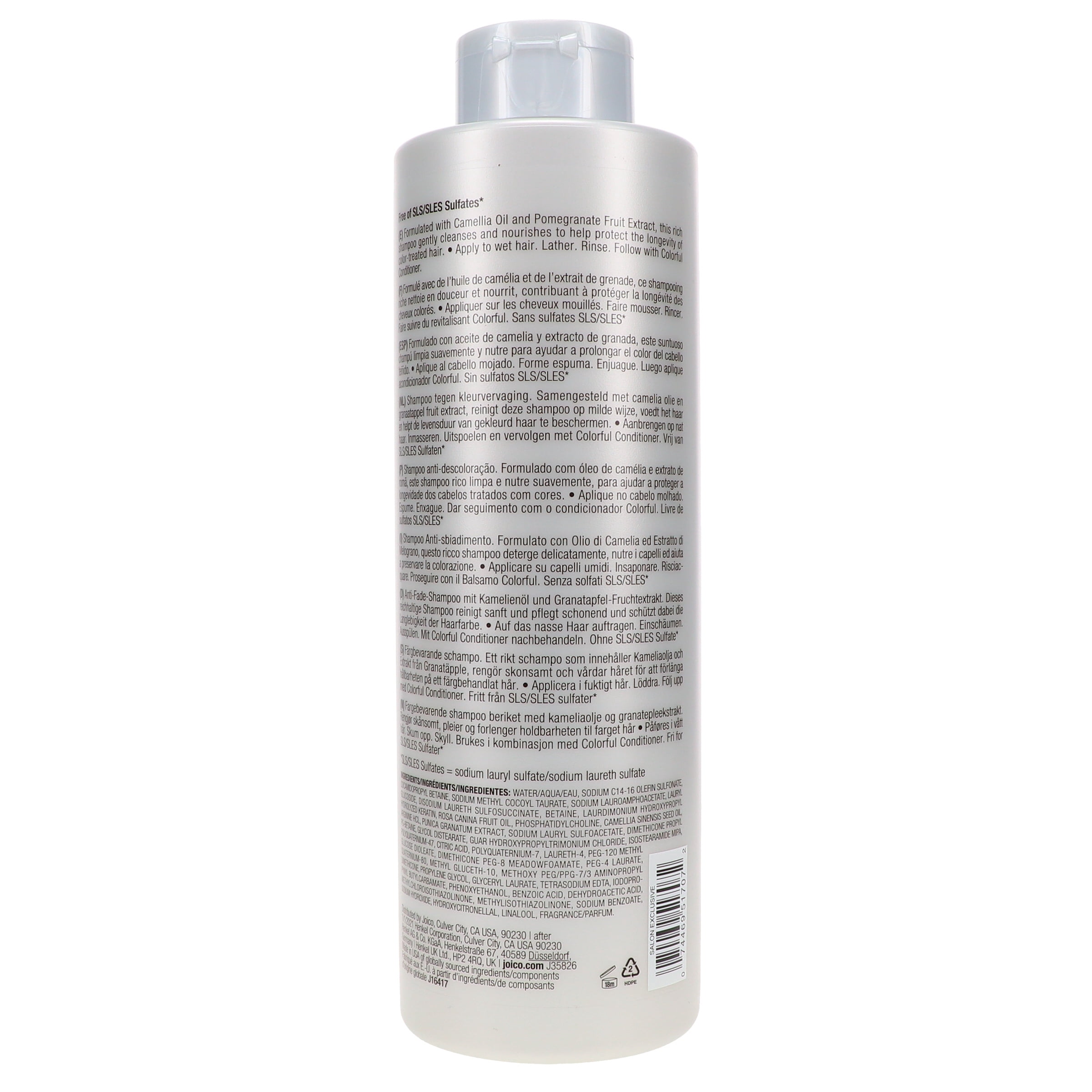 JOICO COLORFUL ANTI-FADE SHAMPOOING