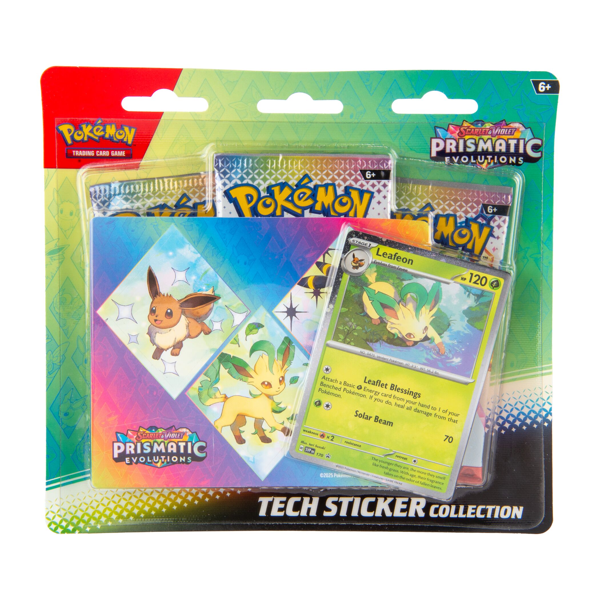 Pokemon Trading Cards SV8.5 Prismatic Evolutions Tech Sticker Collection | Recevez-en 1 au hasard