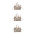 thumbnail image 3 of Youkk Canvas Functional And Practical Handbag For Women Classic And Timeless Style Gift Handbags For Women Beige 3Set, 3 of 6