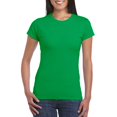 thumbnail image 2 of T-Shirt à Manches Courtes pour Femmes, Protection Solaire, Coupe Ajustée, Yoga de Plein Air, Course, Gym, Entraînement, Hauts; T-Shirt Basique en Coton pour Femmes, Col Rond, Coupe Ajustée, Longueur Tunique, Gn2 TG, 2 of 4