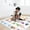 Animal Alphabets, variant on Beavtaens Baby Play Mat for Floor, Fits 50x50 Playpen, Foldable Crawling Mat, Non-Slip, Soft for Infants, 0-4 Years