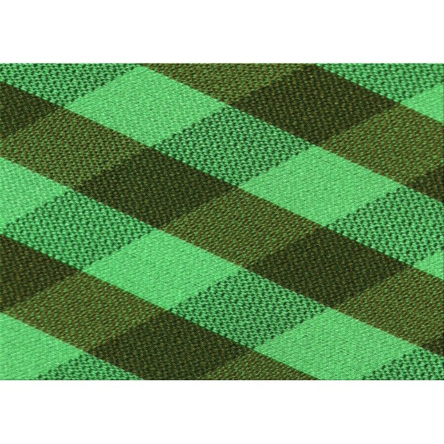 Ahgly Company Machine Washable Indoor Rectangle Transitional Dark Forest Green Area Rugs, 8' x 10'