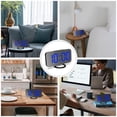 thumbnail image 4 of HOARBOEG Creative USB Charging Mirror Electronic Digital Alarm Clock LED Display Electronic Clock 6.5 Inch Large Screen Home And Office Electronic Alarm Clock Clearance Sale Holiday Gifts, 4 of 8