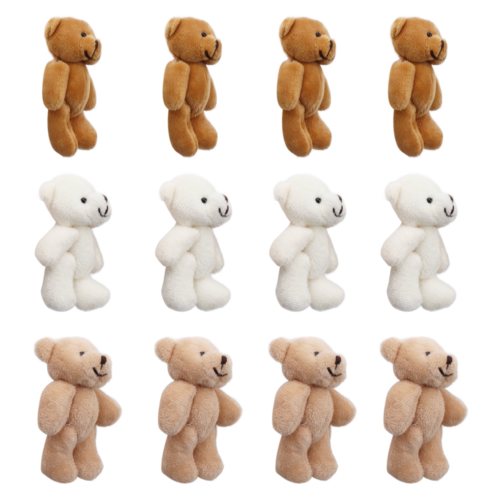 Greensen Small Plush Doll Bears Cute Mini Mini Stuffed Bears Comfortable Soft For Birthday For Wedding Decorations