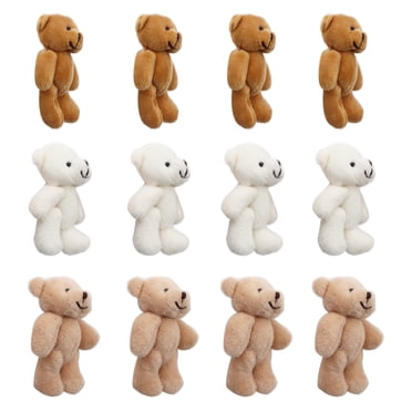 Greensen Small Plush Doll Bears Cute Mini Mini Stuffed Bears Comfortable Soft For Birthday For Wedding Decorations