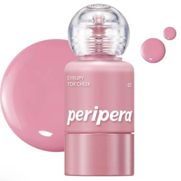 Peripera Syrupy Tok Cheek 02 Milky Lavender – Hydrating Liquid Blush for a Dewy, Glass-Skin Glow