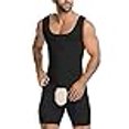 thumbnail image 3 of NonEcho Men Shapewear Tummy Control Full Body Shaper Slimming Bodysuit Plus Size, 3 of 4