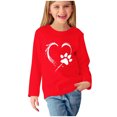 thumbnail image 1 of Birdeem Chemises à Manches Longues pour Filles Chemises à Manches Longues Imprimés Mignons Col Rond Hauts Blouses Décontractées Habillées Vêtements Chemises à Manches Longues pour Filles, 1 of 4