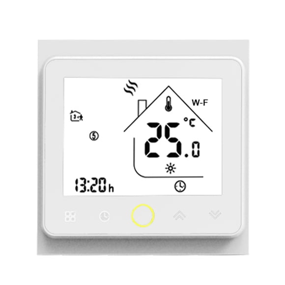 Tuya ZigBee3.0 Smart Thermostat 5A Weekly Programmable Temperature Controller APP Control Voice Control Compatible with Alexa/ Google Home for Water Floor Heating for Home Offices Villas