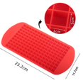 thumbnail image 3 of Bgsha 160 Grid Mini Silicone Ice Tray Ice Cubes Foldable Ice -Mold Ice Breaker Ice Grid Tray Small Square-Mold Ice Maker Silicone-Mold, 3 of 10