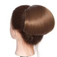 thumbnail image 2 of Chouchou Classique à Clipser en Forme de Beignet, Extension de Cheveux avec Cordon de Serrage, 2 of 6