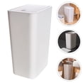 thumbnail image 2 of Milisten Small Trash Can with Lid Bathroom Kitchen Waste Basket Office Plastic Trash Can, 2 of 6