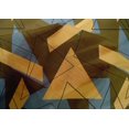 thumbnail image 4 of oneOone Cotton Silk Fabric Rectangle & Triangle Geometric Print Sewing Fabric BTY 42 Inch Wide, 4 of 4