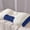 Blue#27561, variant on Neck Pillow for sleeping Cervical Support Memory Foam Pillow Washable 25.2x13.4 Inches