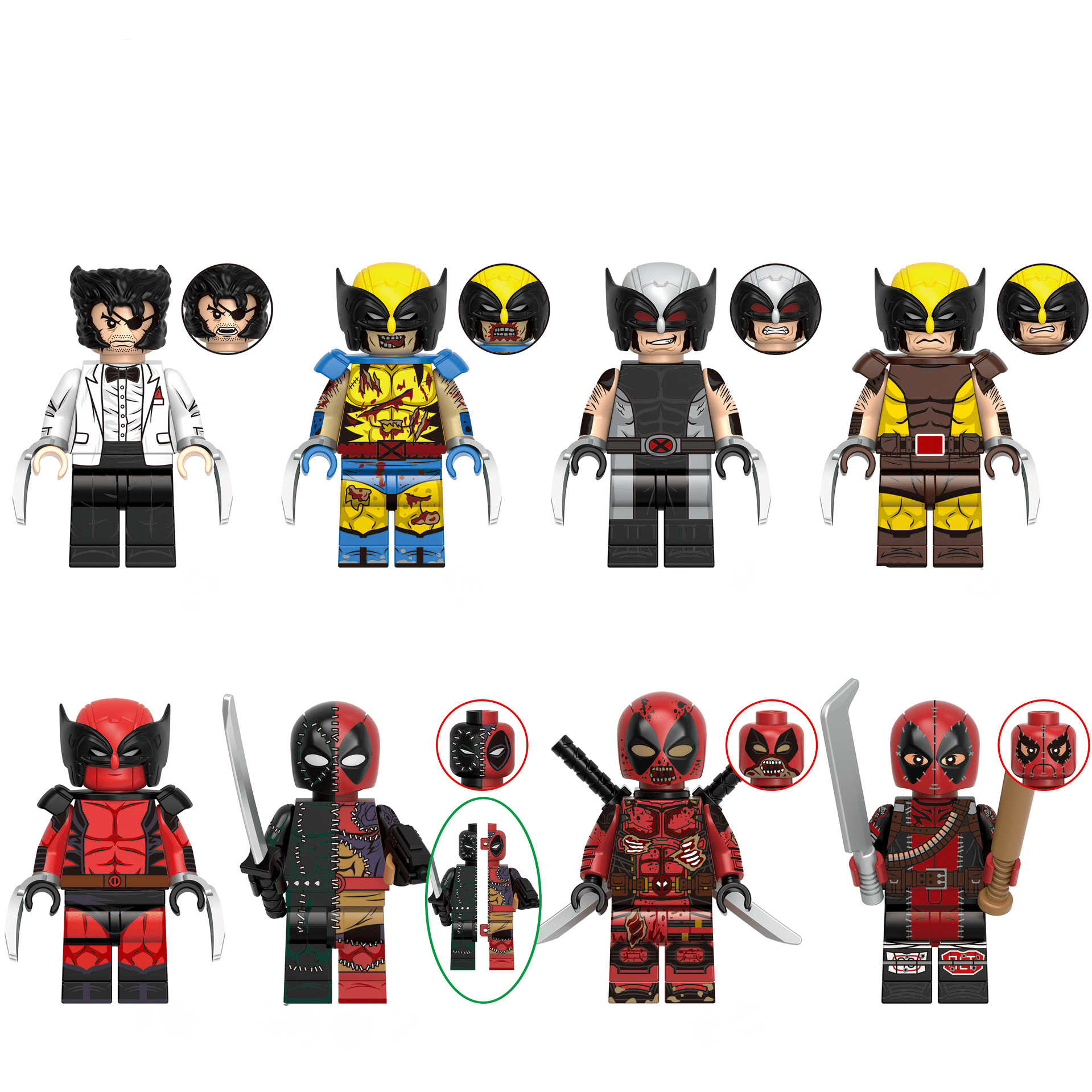 8 Pc Movie Hero Mini Building Blocks Toy Compatible With Other Building Blocks, Gift For Boys, Age 6 +ZJKDGJKJ