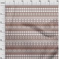 thumbnail image 2 of oneOone Silk Tabby Brown Fabric Aztec Tribal Craft Projects Decor Fabric Printed By The Yard 42 Inch Wide, 2 of 4