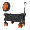 thumbnail image 2 of Folding 7" Collapsible Wagon Replacement Wheel Tire for Beach Garden Cart, 2 of 8